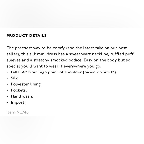 Madewell Silk Lucie Smocked Mini Dress in Moody Blooms - size M - Picture 6 of 12